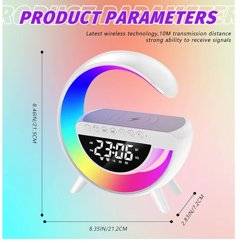 Multifunctional Bluetooth Speaker & Alarm Clock  - Picture 7 of 8